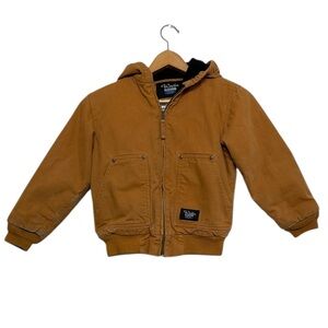 Boy's Winter Coat Size 8/10 Walls Blizzard Pruf Canvas Tan